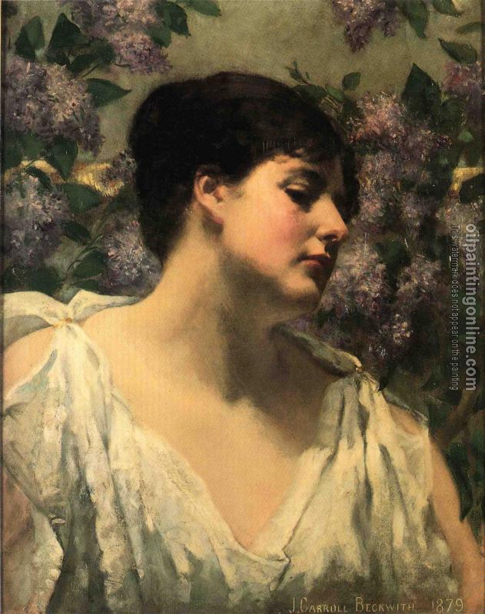 Beckwith, James Carroll - Under the Lilacs